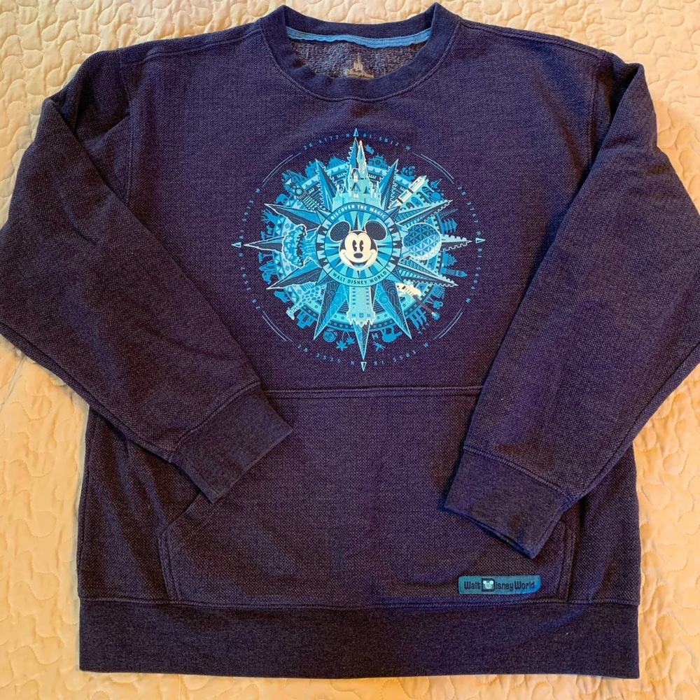 Walt Disney World authentic pullover crew neck sweatshirt